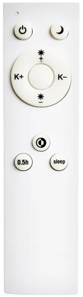 Top Light-LED Fürdőszobai mennyezeti lámpa PETAL LED/48W/230V IP44 átm. 48 cm fehér + távirányító