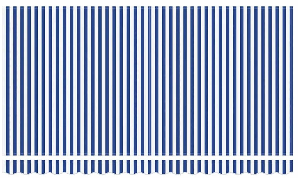 Napernyő rolóval Csíkos Krém 350 x 200 x 120 cm Szövet és Fém