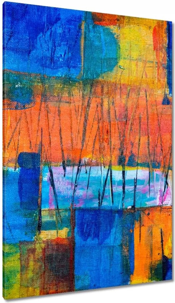 Festmények 80x120 Absztrakt Kígyó