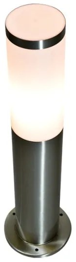 Kültéri lámpa LIVIA 1xE27/10W/230V 45 cm IP44 ezüstszínű