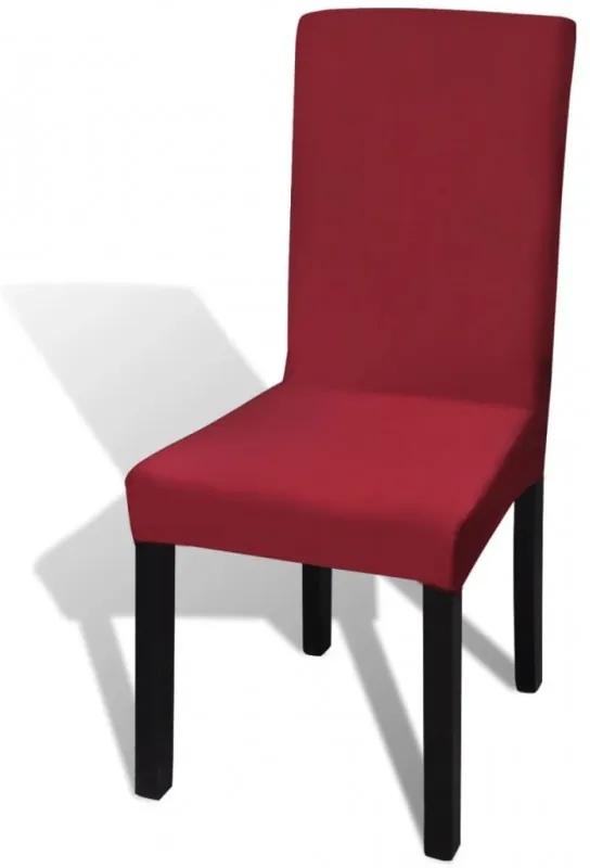 6 db bordó szabott nyújtható székszoknya