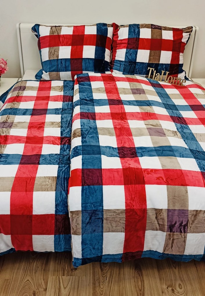 Házikó mikroplüss ágynemű 200x140cm+90x70cm TiaHome