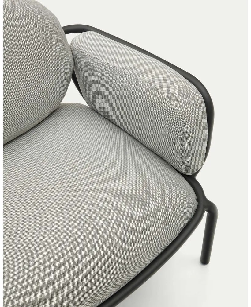 Szürke fém kerti fotel Joncols – Kave Home