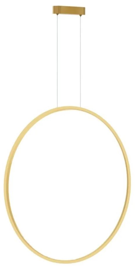 LED csillár SATURNO LED/46W/230V, 80 cm, IP44, arany