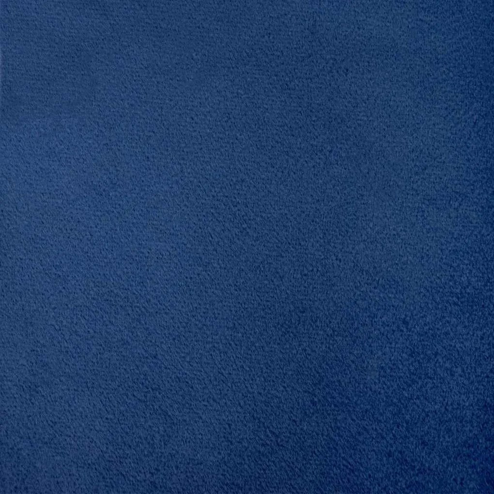 Függönyök függönyökkel 2 pcs Sötét kék 140 x 175 cm Bársony