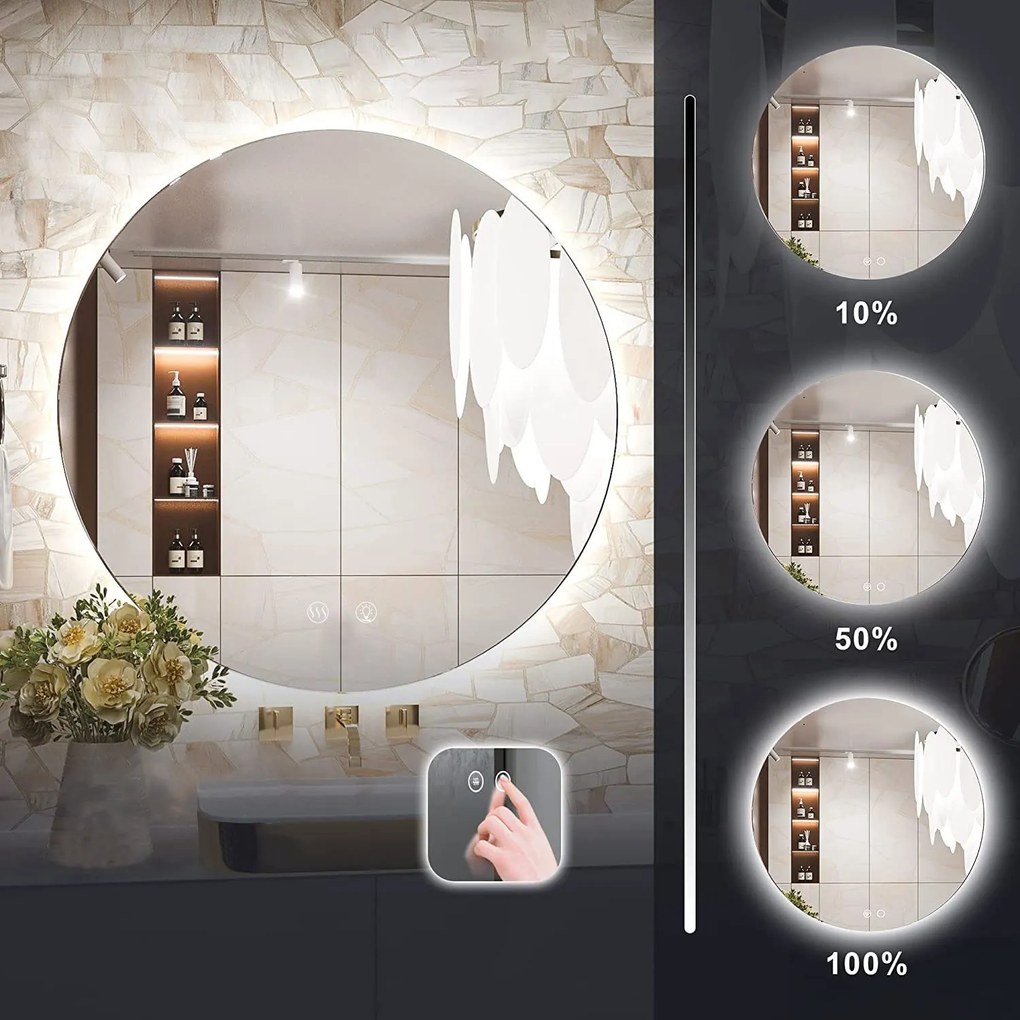 Rea Rea, LED tükör 50cm HZJ050, HOM-02820