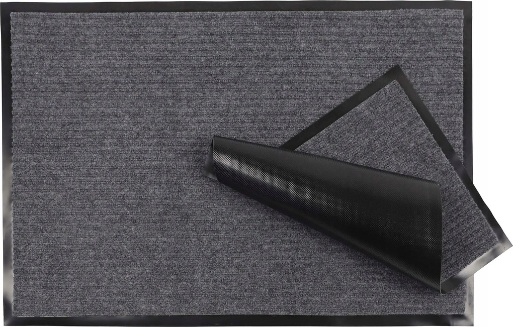 Lábtörlő Ajtó Alá Nagy Nedvszívó Cipőszőnyeg Szürke 90X150 cm