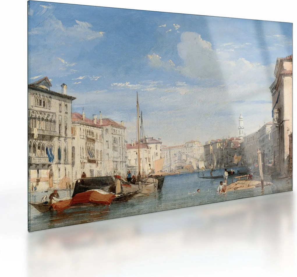 Üveg kép - Richard Parkes Bonington, The Grand Canal, reprodukciók (70x50 cm)