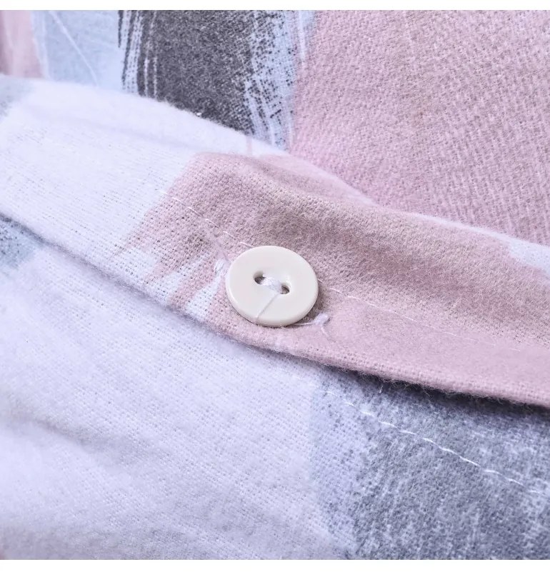 EMI Lori flanel ágyneműhuzat, A standard egyszemélyes ágy szett tartalma: 1x 140x200 + 1x 70x90