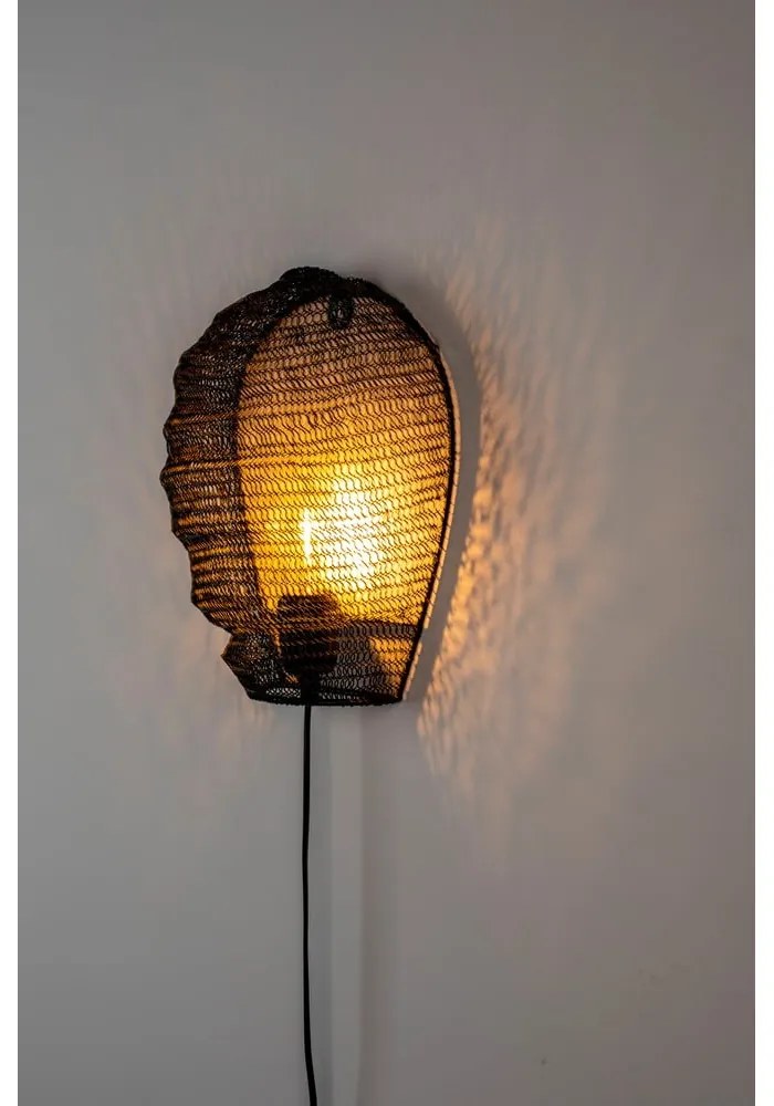 Lena fekete fali lámpa - White Label