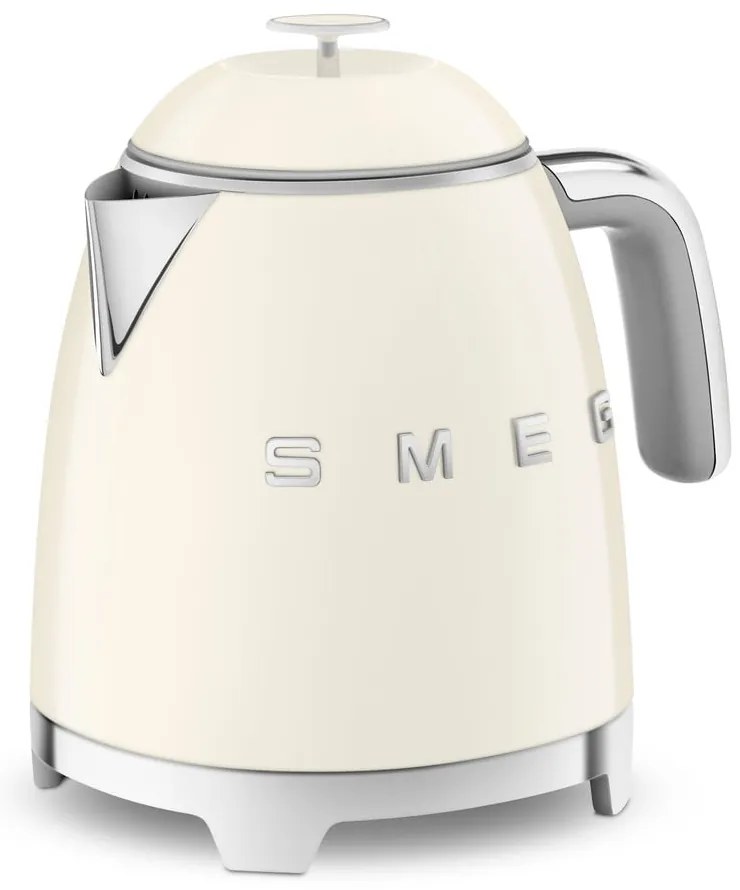 Krémszínű rozsdamentes acél vízforraló 800 ml Retro Style – SMEG