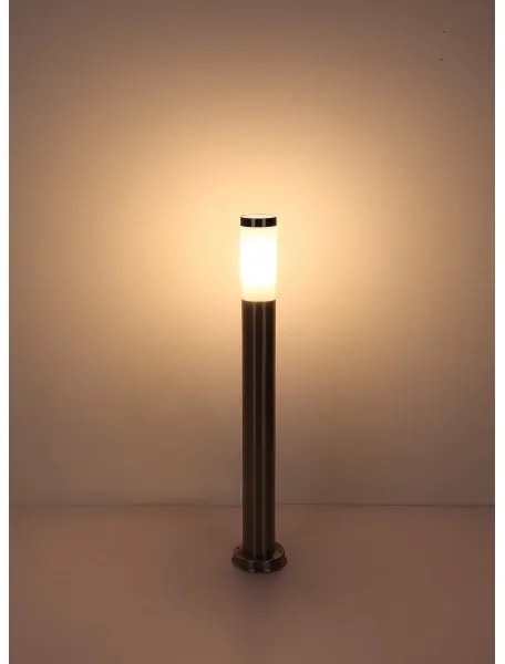 Globo 31588 - Kültéri lámpa BOSTON 1xE27/23W/230V IP44 80 cm fényezett króm