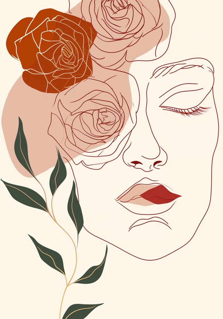 Poszter 70x100cm Bézs és Arc