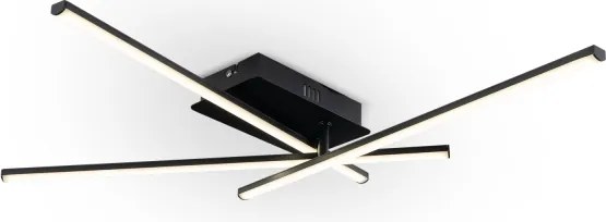 Brilagi - LED mennyezeti lámpatest STRIPES LED/30W/230V fekete