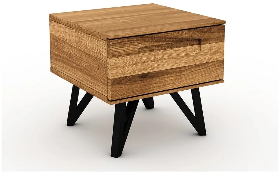 Tölgyfa éjjeliszekrény Golo - The Beds