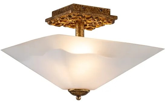 Flambeau STAR-F-S-DG - Mennyezeti lámpatest STAR 2xE27/40W/230V, rézszínű