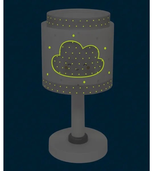 Dalber 76011E - Gyereklámpa BABY DREAMS 1xE14/8W/230V szürke