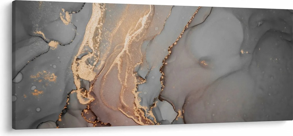 Kép - Szürke-arany márvány (120x50 cm)