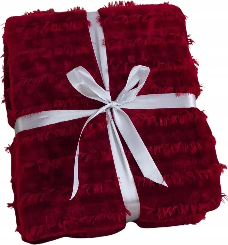 Puha, Meleg Takaró, Szálak Bordó 150x200