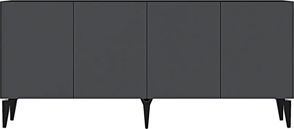 Lipa komód, antracit, 180 cm