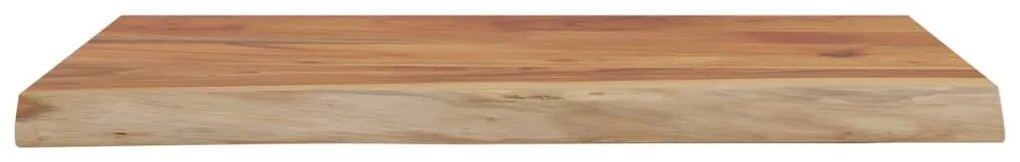 tömör akácfa téglalap alakú fali polc 40 x 30 x 2,5 cm