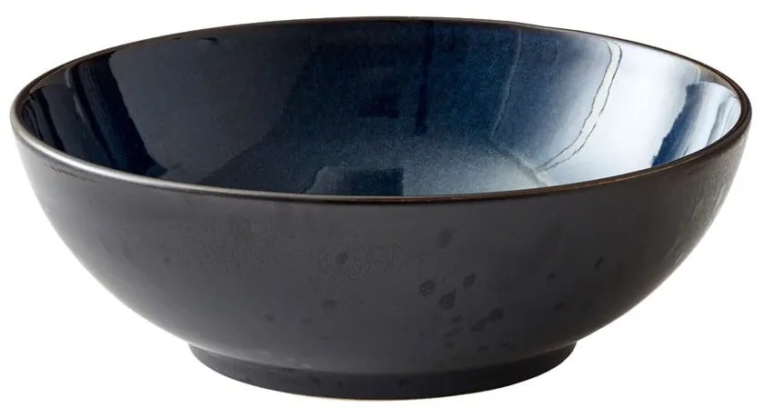 Fekete-kék kőedény tál ø 30 cm Gastro Dark Blue/Black – Bitz