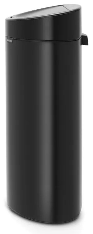 Matt fekete acél érintésre nyíló szemetes 40 l Touch Bin – Brabantia