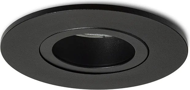 RENDL GALO R süllyesztett lámpa fekete 230V LED GU10 9W IP65