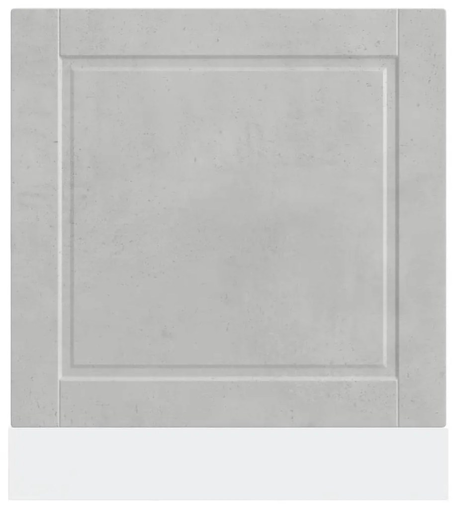 mosogatógép panel Porto beton szürke 60x1,5x67 cm mérnöki fa