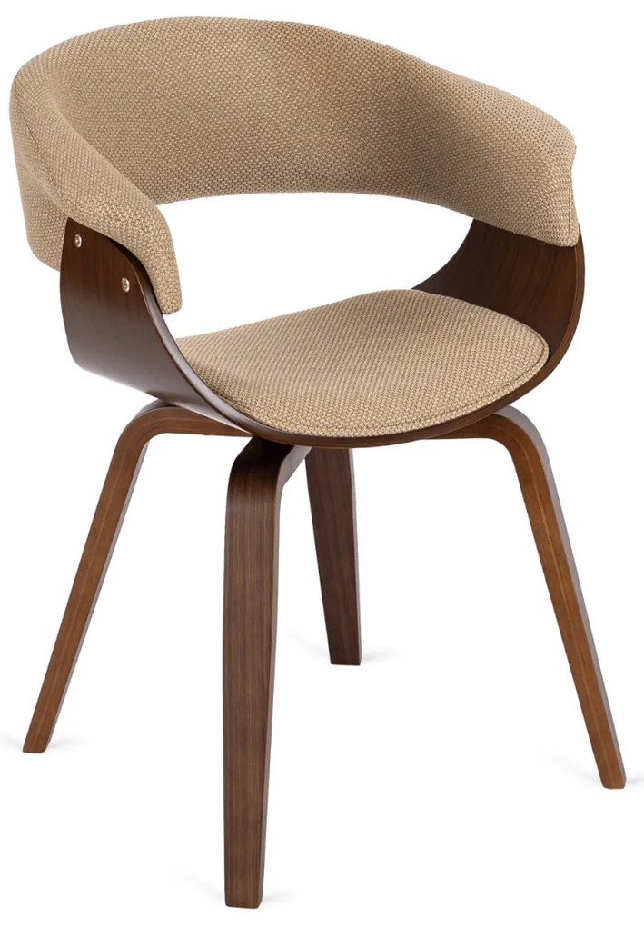 Elegáns Étkezőszék Bézs/Dió Színben. GARY 2