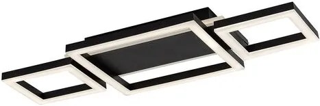 RÁBALUX 71374 DONYA Modern LED Mennyezeti Lámpa Fekete IP20