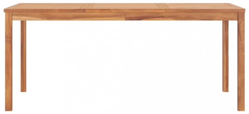 tömör tíkfa kerti étkezőasztal 180 x 90 x 77 cm