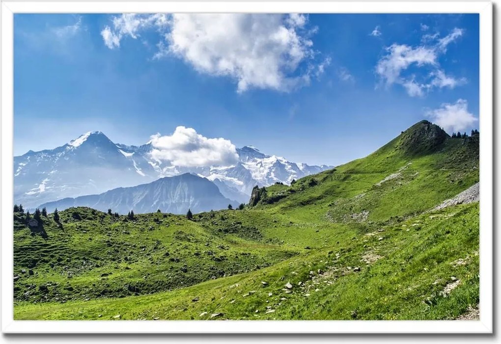 Poszterek keretben 60x40 Gyönyörű hegyi táj