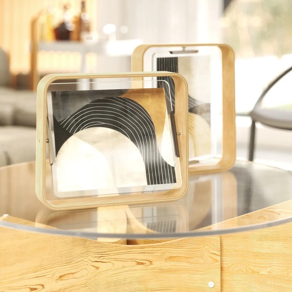 Natúr színű fa álló képkeret 26x31,5 cm Bellwood – Umbra