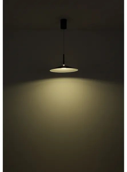 Globo 15635S - kábeles LED csillár LAMPONE LED/18W/230V 4000K fekete