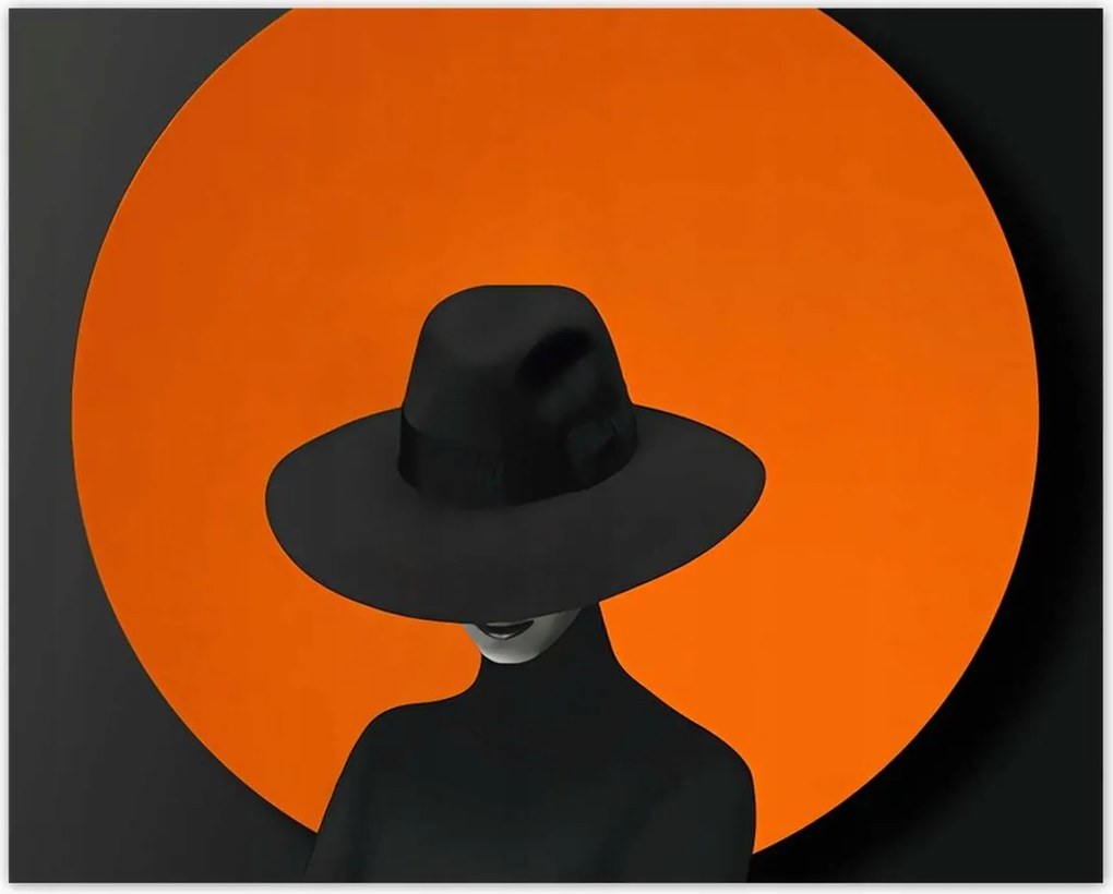 Poszterek 50x40 Elegancia a kalapban