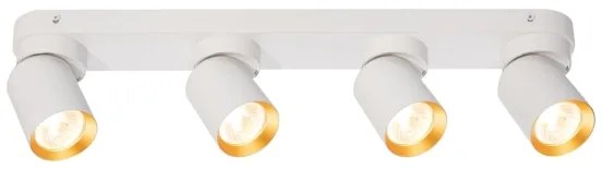 Spotlámpa ANDY 4xGU10/8W/230V fehér/arany