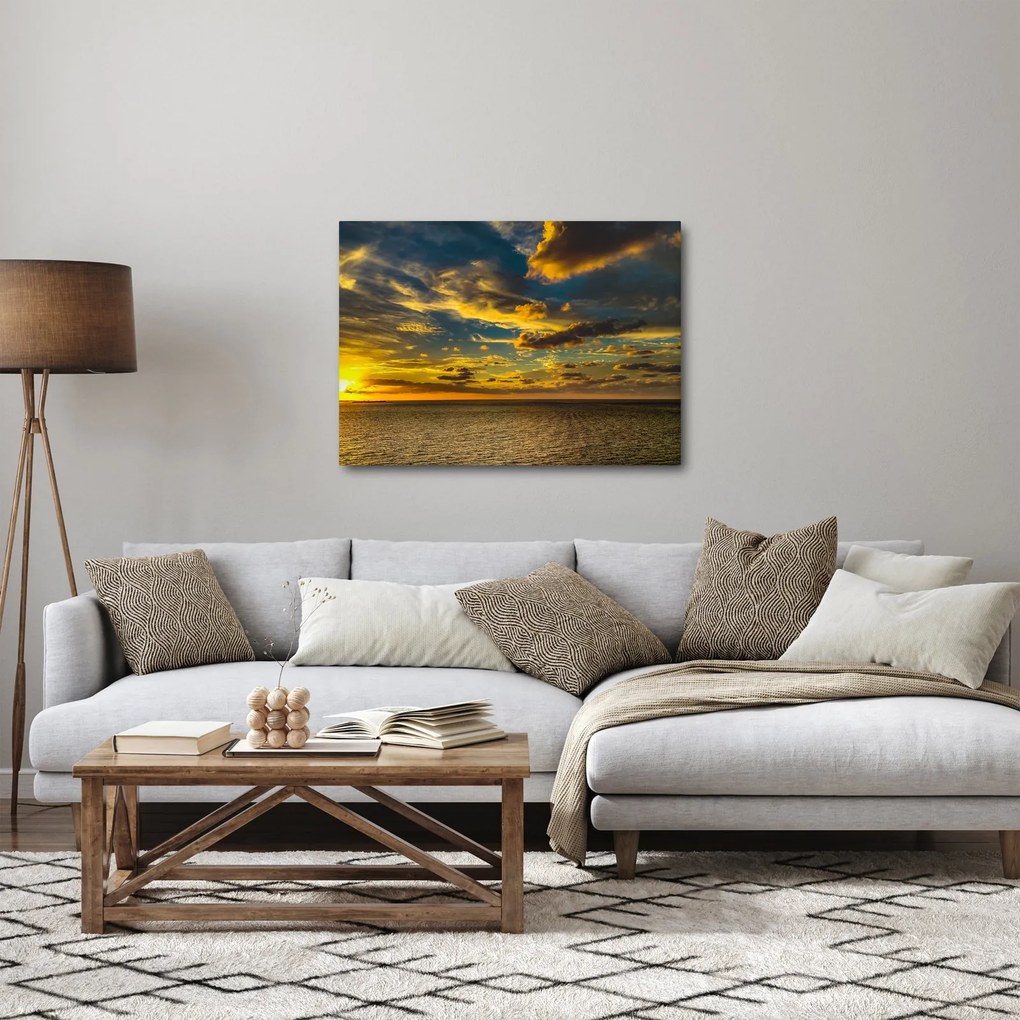 Naplemente a tengeren (70x50 cm)
