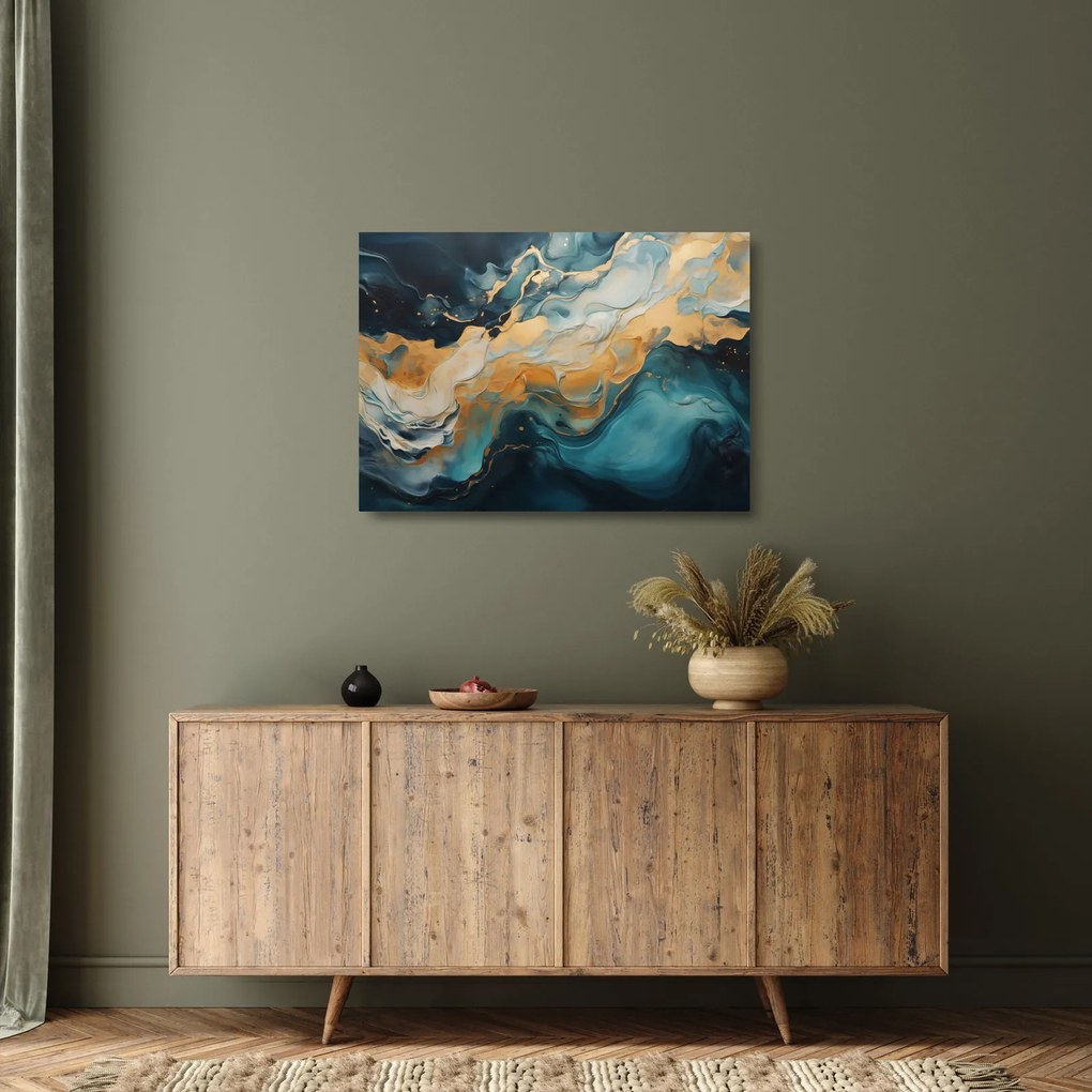 Üveg kép - Absztrakció (70x50 cm)
