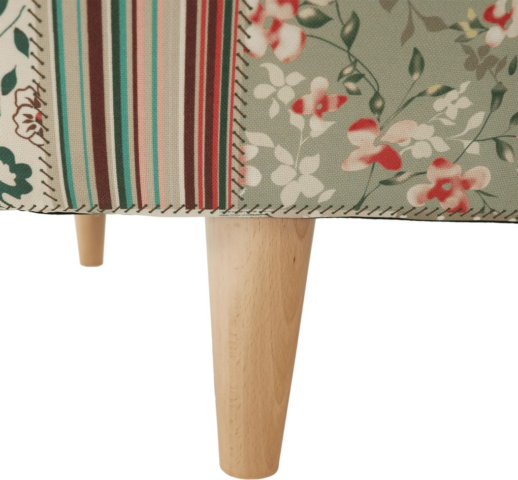 Füles fotel, szövet patchwork viorica 1, CHARLOT