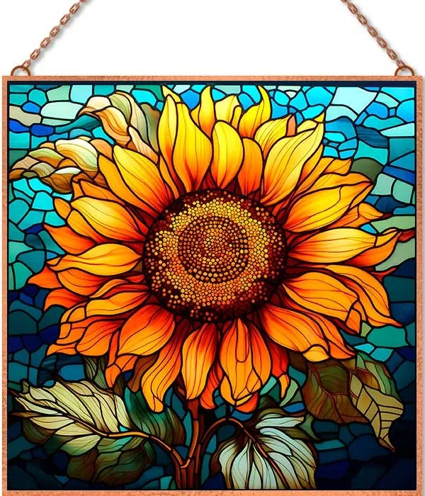 Moonflower üvegkép, falikép