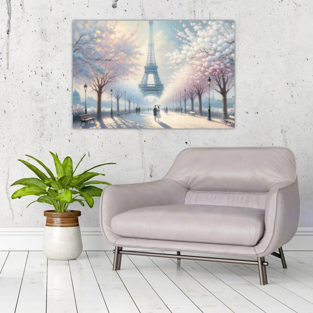 Kép - Párizsi festmény (90x60 cm)