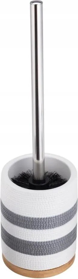 Kerámia Wc Kefe 3D Mintás Szürke Fehér Modern Szilárd