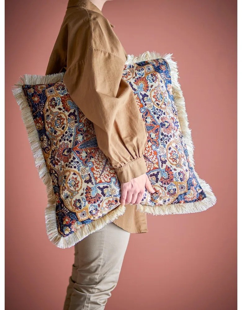 Pamutkeverék díszpárna 50x50 cm Asu – Bloomingville