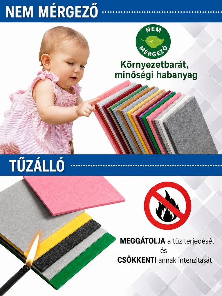 Bilnora extra sűrű, kör alakú akusztikai fali panel Ø80 és Ø120×1,2cm - 20 forest , Ø80x1,2cm mennyezeti panel