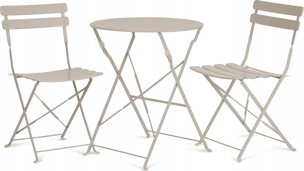 Erkély Bisztró Összecsukható szett Vanage Cappuccino VG-0246