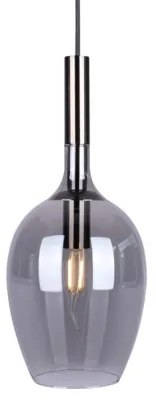 Csillár zsinóron LUGANO 1xE14/40W/230V szürke