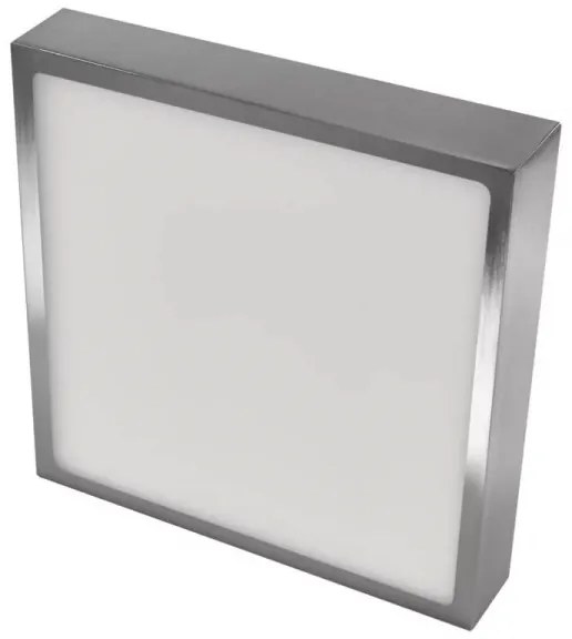 LED Mennyezeti lámpa LED/21W/230 3000/3500/4000K 22,5x22,5 cm króm