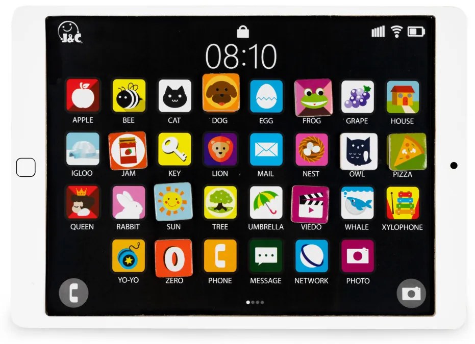 Mágneses fa tablet számokkal