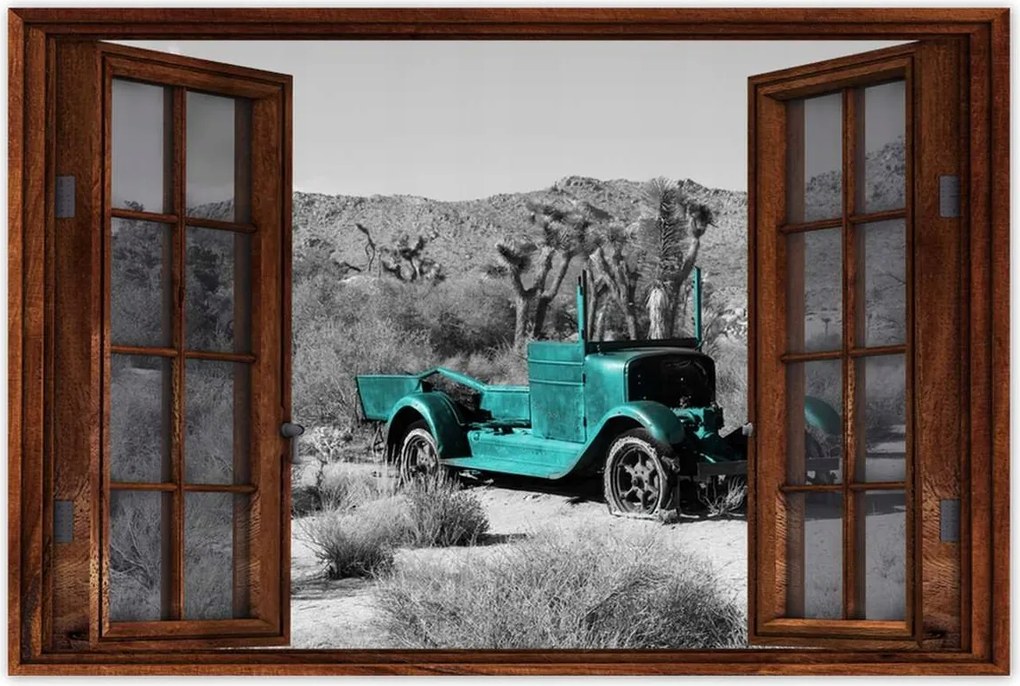 Poszterek 90x60 Türkiz hajóroncs